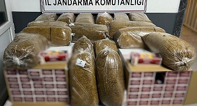 Antalya'da 190 kilogram kaçak tütün ele geçirildi