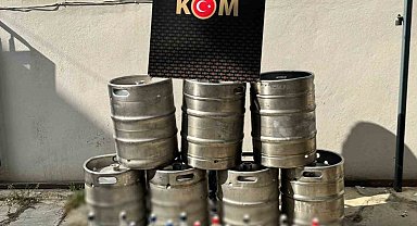 Antalya'da bin litre sahte alkol ele geçirildi
