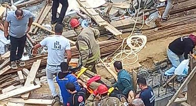 Arnavutköy'de inşaatta iş kazası, 1 işçi yaralandı