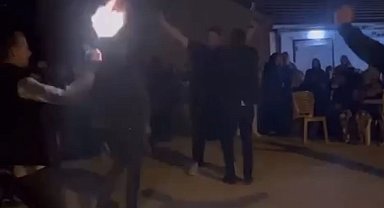Asker eğlencesindeki magandalar kamerada