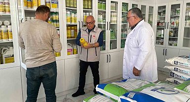 Beyşehir'de bitki koruma ürünleri bayisi iş yerleri denetlendi