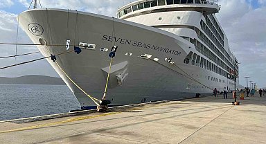 Bodrum'da kruvaziyer turizmi devam ediyor