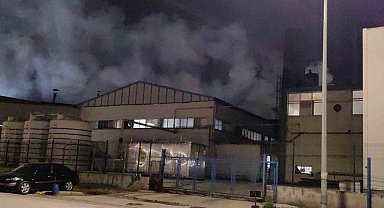 Bursa'da tekstil fabrikasında yangın