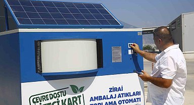 Büyükşehir, zirai ambalaj atıkları toplama otomatlarının sayısını arttırdı