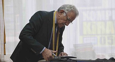 Çocukken gazete satarken adım attığı terzilik mesleğine 63 yıldır devam ediyor