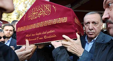 Cumhurbaşkanı Erdoğan, Hacer Coşan'ın cenaze törenine katıldı