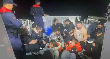 Datça'da 45 düzensiz göçmen yakalandı, 31 göçmen kurtarıldı