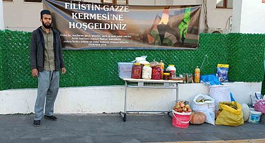 Dicle ilçesinde Filistin'deki Gazze halkına destek için yardım etkinliği