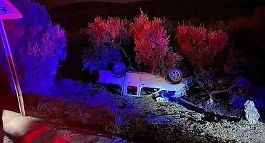 Direksiyon hakimiyetini kaybetti, tarlaya daldı: 1 ölü