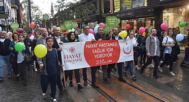 Diyabete dikkat çekmek için yürüdüler