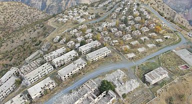 Diyarbakır'da İtalyan ve Polonyalıların 11 yıl kaldığı köy havadan görüntülendi