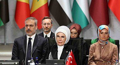 Emine Erdoğan: "Filistin ve İsrail için iki devletli bir çözüm diliyoruz"