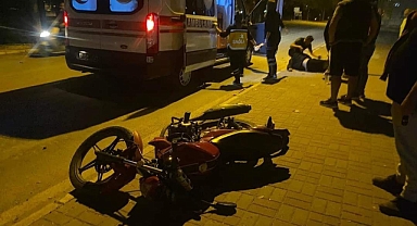 Erdek'te Motosiklet Kazası: 2 Yaralı