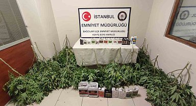 Evinde uyuşturucu madde yetiştirmek için kurduğu düzenek nedeniyle yangın çıktı