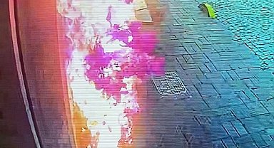 Fatih'te bir kişi suni çiçek koparırken otelde yangın çıkardı