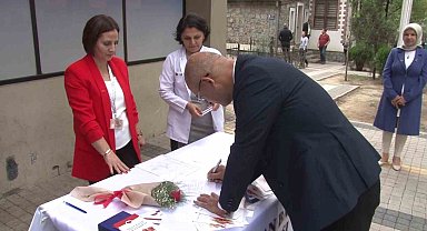 FSM Hastanesinde 'Organ Bağışı Haftası' dolayısıyla sergi düzenlendi