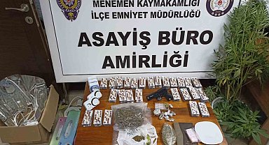 İzmir'de uyuşturucu imal edilen eve baskın: 1 tutuklama