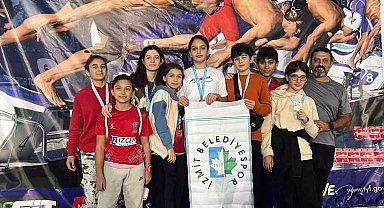 İzmit yüzücülerden yeni başarı