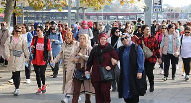 Kadınlar sağlık için yürüdü