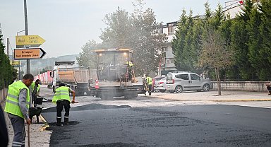 Kartepe'ye 1950 ton asfalt