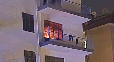 Kızılcahamam'daki ev yangını paniğe neden oldu