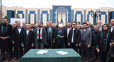 Konya STK'ları ve HUDER İsrail'in Gazze saldırılarına suç duyurusunda bulundu