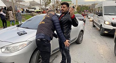 Küçükçekmece'de okul önlerinde denetim