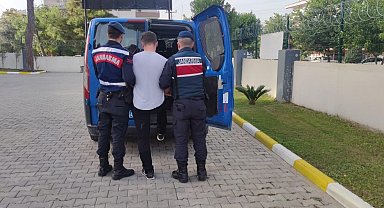 Manavgat'ta 10 yıl hapis cezası ile aranan firari jandarma operasyonuyla yakalandı