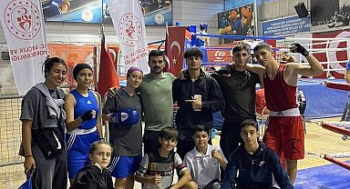 Manavgatlı sporcular boks kupasından madalyalarla döndü