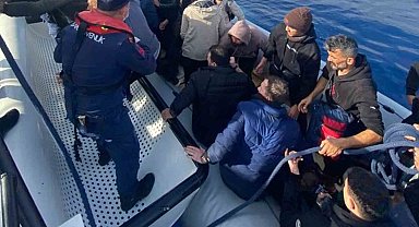 Marmaris'te 39 düzensiz göçmen kurtarıldı