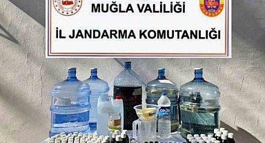 Marmaris'te sahte ve kaçak alkol operasyonu