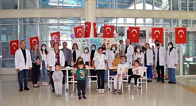 MSKÜ Tıp Fakültesi öğrencilerinden Lösemili çocuklarla etkinlik