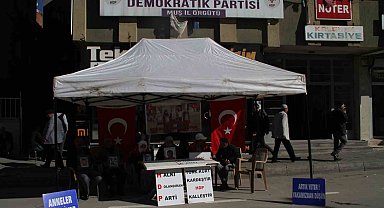 Muşlu ailelerin evlat nöbeti devam ediyor