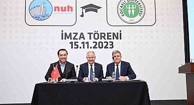 Nuh Çimento Grubu ile Kocaeli Üniversitesi arasında iş birliği imzaları atıldı