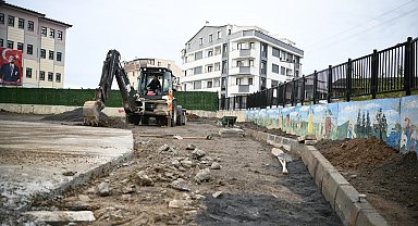 Okul bahçeleri bakım onarıma girdi