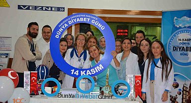 PAÜ Hastanesi'nde Dünya Diyabet Günü kutlandı