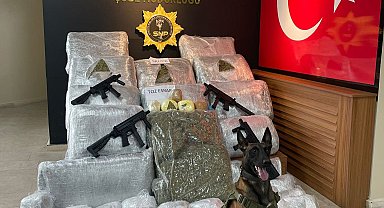 Şanlıurfa'da 170 kilo 700 gram skunk ele geçirildi