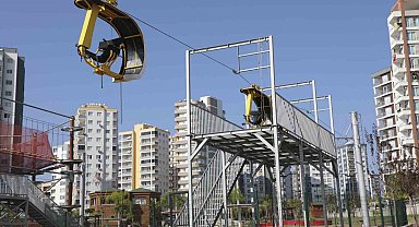 Sarıçam Atatürk Parkı'nda teleferik ve zıpzıp hizmete girecek