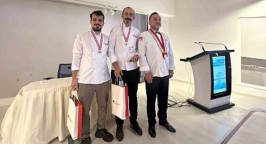 Şeflerin Lezzetleri Yarışması'ndan altın madalyayla döndüler