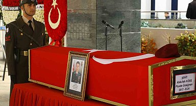 Şehit Abdullah Köse son yolculuğuna uğurlandı