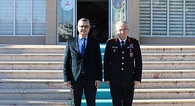 Tarım ve Orman İl Müdürü Erkan Alkan’dan, İl Jandarma Komutanlığı’na Ziyaret