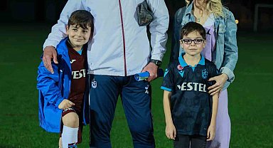Trabzonspor, biber gazı saldırısına uğrayan Yunus Emir Bolat ve ailesini ağırladı