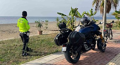 Yaya yolunda gezen 3 motosiklete 40 bin TL ceza