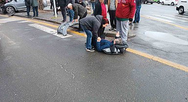 Ankara'da trafik kazası sonrası araçta yangın çıktı: 2 yaralı