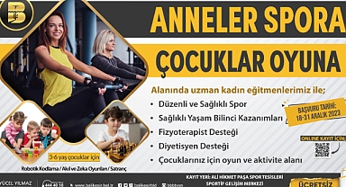 Anneler Spora Çocuklar Oyuna!