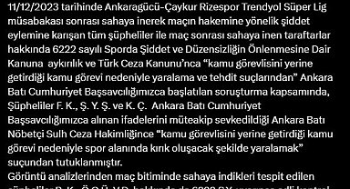 Bakan Tunç, Ankaragücü Başkanı Koca ve 2 kişinin tutuklandığını duyurdu