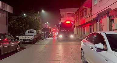 Bursa'da korkutan yangın
