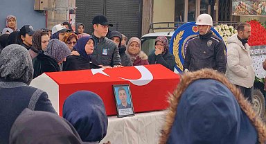 Cumhurbaşkanlığı koruma görevlisi polis son yolculuğa uğurlandı