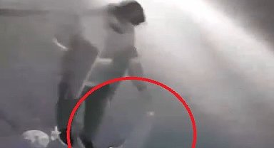 Duba hırsızı kamerada...