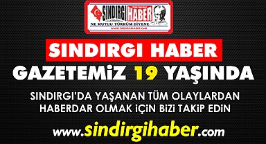 GAZETEMİZ 19 YAŞINDA